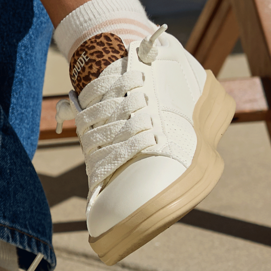 Karina Duo Classic – Egret/Leopard Multi - Image 2