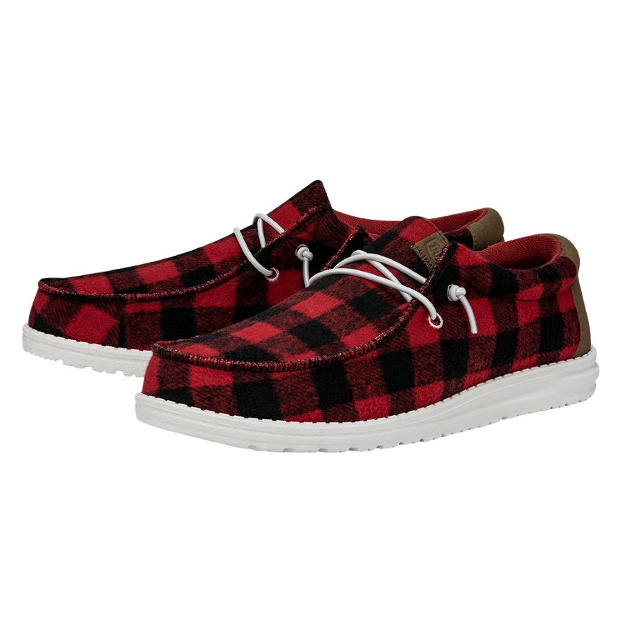 Wally Buffalo Plaid – Red and Black Plaid - Image 2