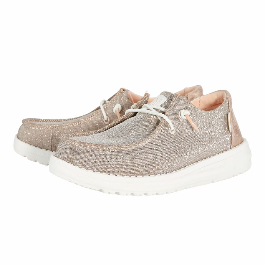 Wendy Toddler Metallic Sparkle – Rose Gold - Image 2