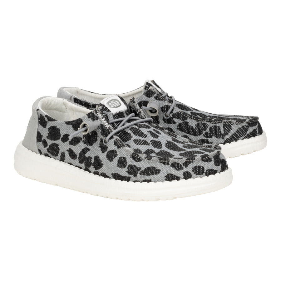 Wendy Leopard Sparkle – Black/Grey - Image 2