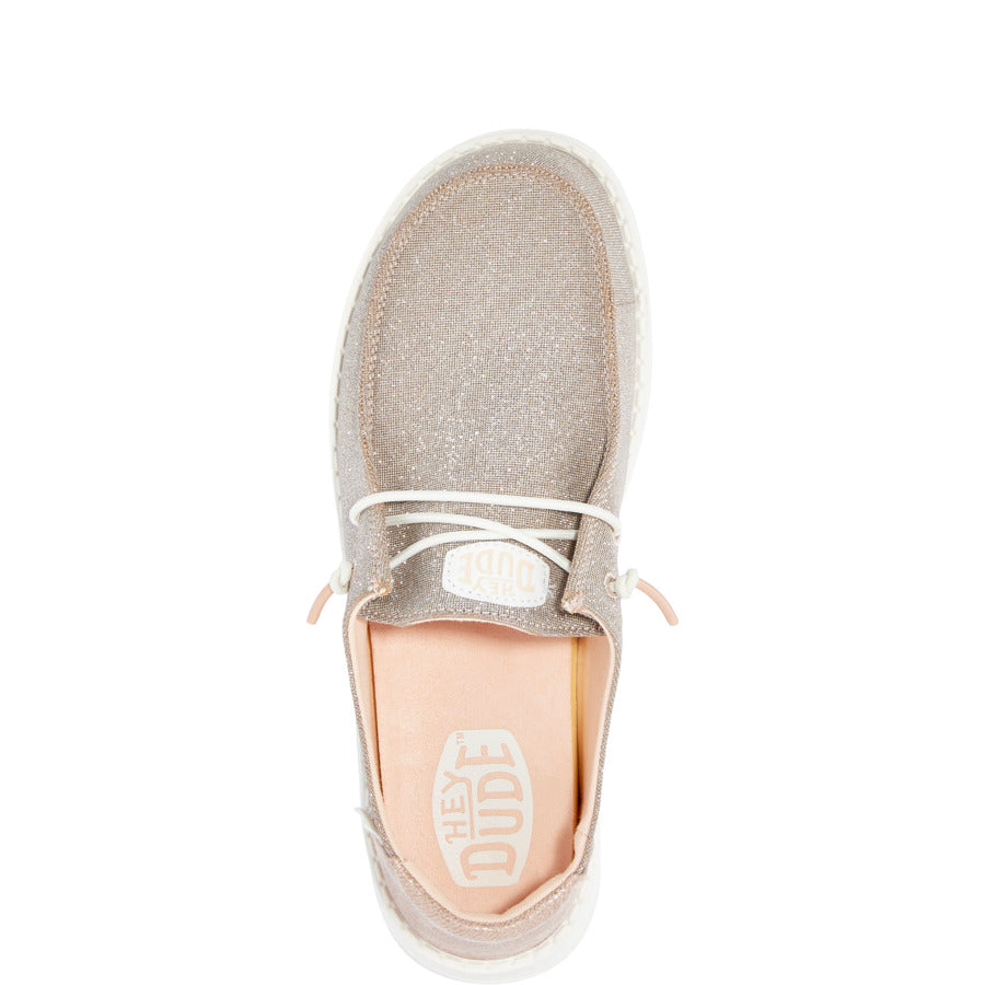 Wendy Metallic Sparkle Wide – Rose Gold - Image 7