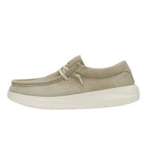 Wally Comf Suede – Stone Grey/Silver Birch