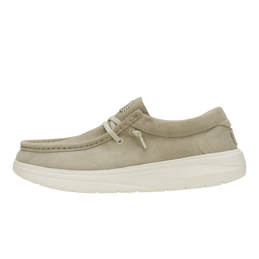 Wally Comf Suede – Stone Grey/Silver Birch
