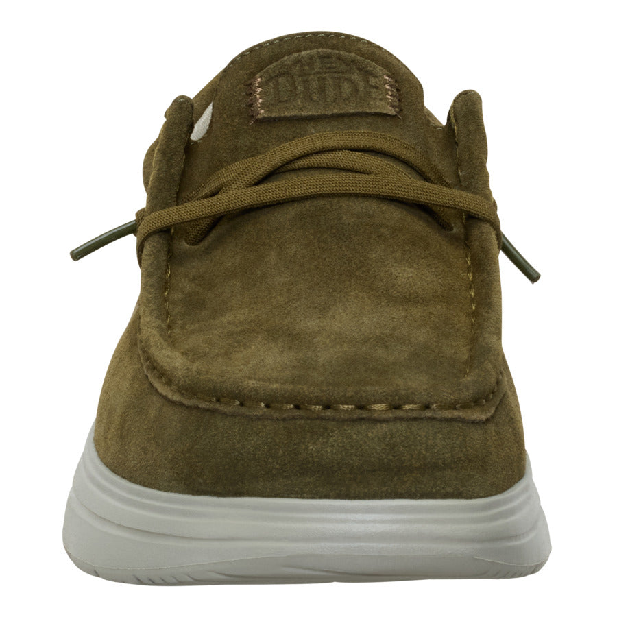 Wally Comf Suede – Dark Olive/Stone Grey - Image 4