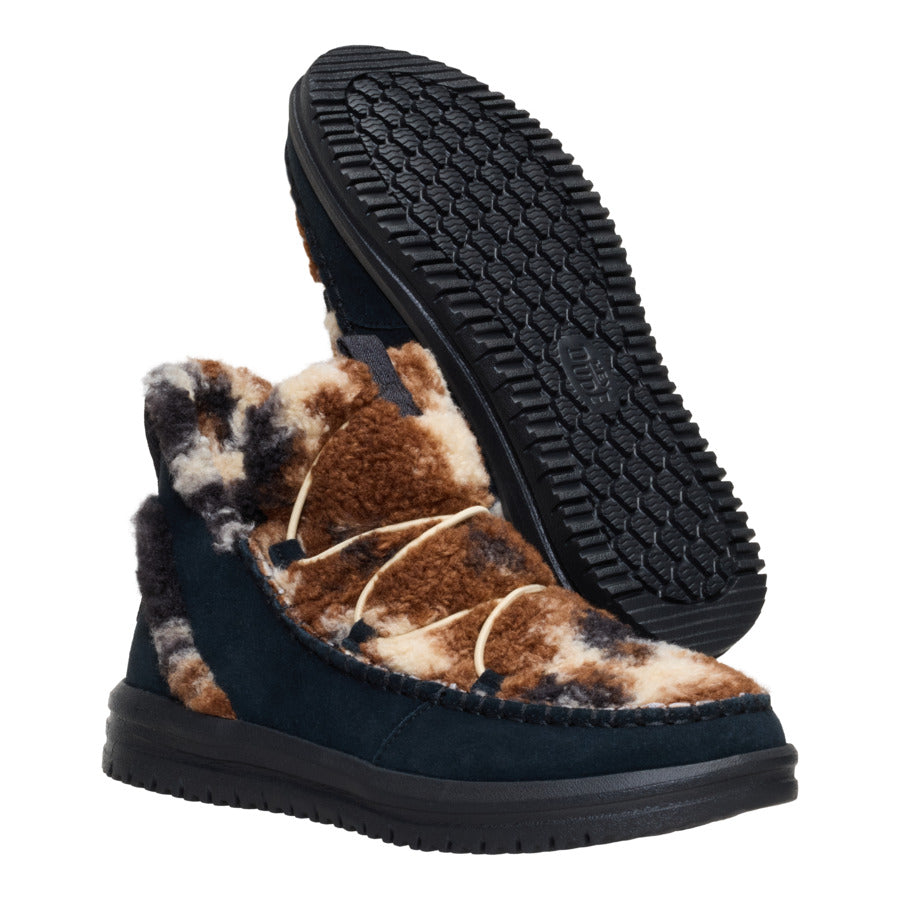 Camden Suede Cozy – Black Multi/Black - Image 3