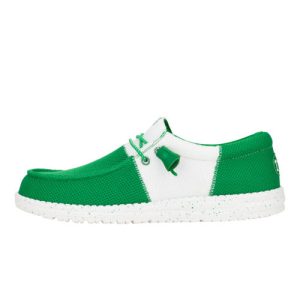 Wally Tri Varsity Mesh – Green/White