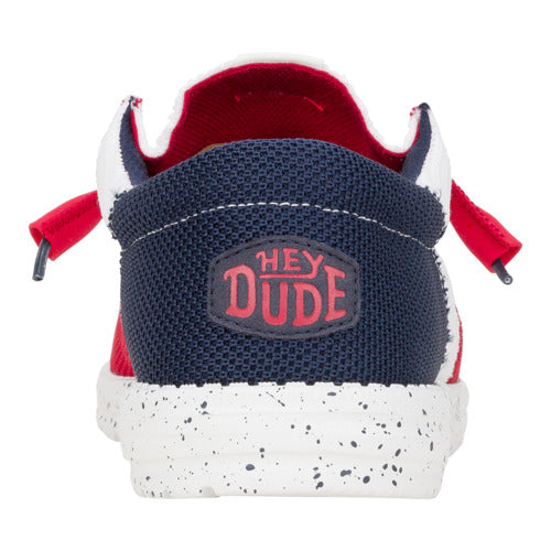 Wally Tri Varsity Mesh – Red/Navy - Image 5