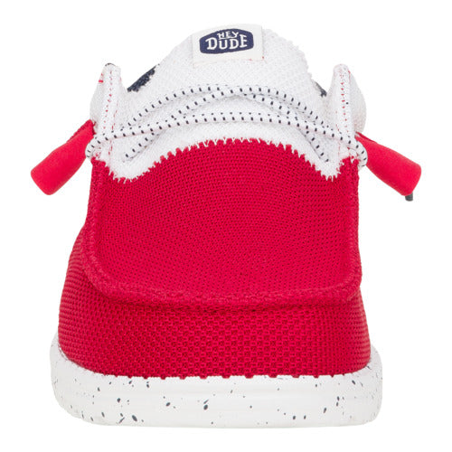 Wally Tri Varsity Mesh – Red/Navy - Image 4