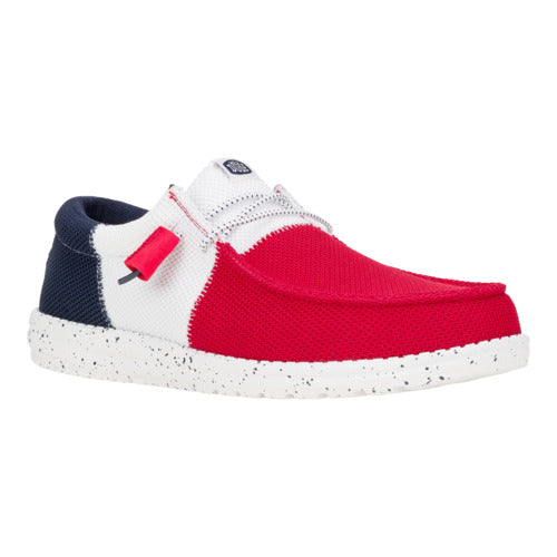Wally Tri Varsity Mesh – Red/Navy - Image 7