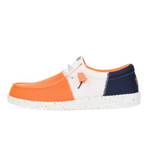 Wally Tri Varsity Mesh – Orange/White