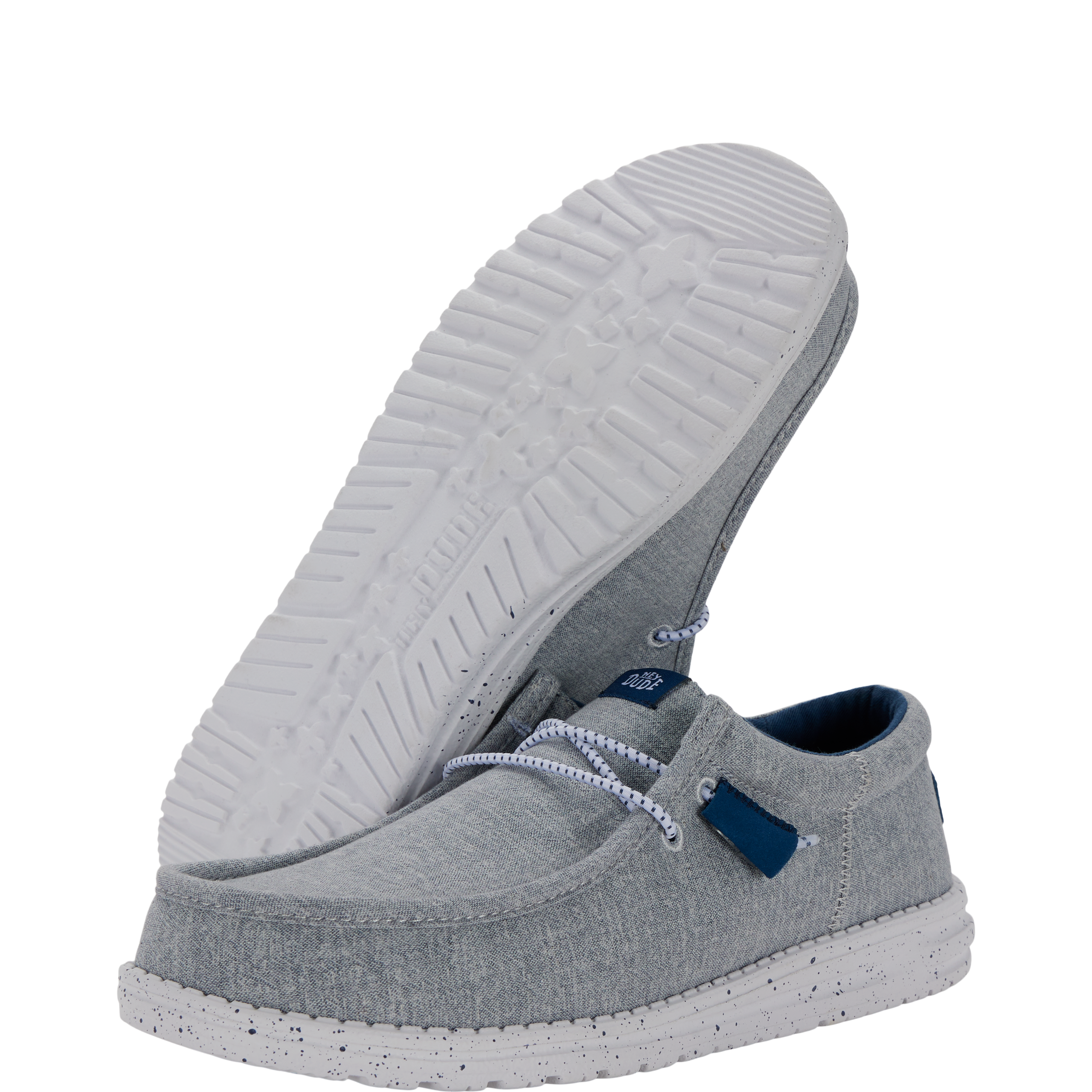 Wally Funk Heathered Knit – Grey Blue - Image 3