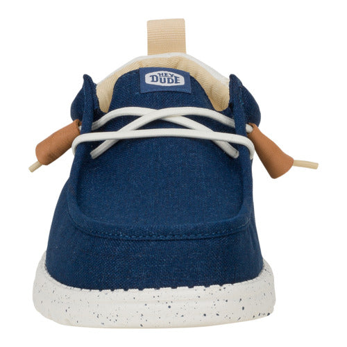 Wally Craft Linen – White/Sargasso Blue - Image 5