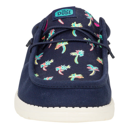 Wally Funk Party Palm – Peacoat Blue/Multi - Image 4