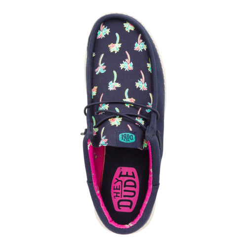 Wally Funk Party Palm – Peacoat Blue/Multi - Image 6