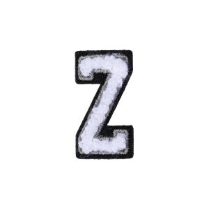 Letter Z Patch – Z Black/White