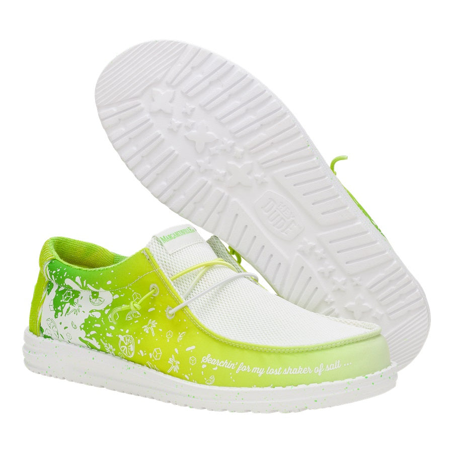 Wally Margaritaville 2 – White/Lime - Image 4
