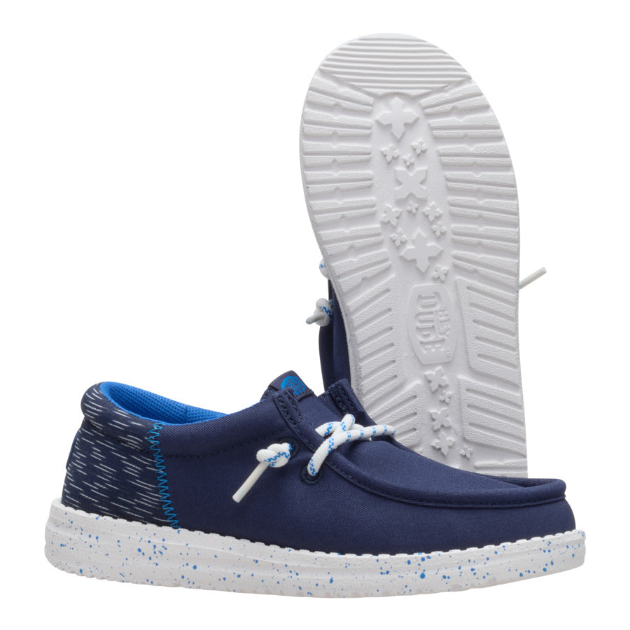 Wally Funk Youth Jersey Jacquard – Peacoat Blue/Multi - Image 3