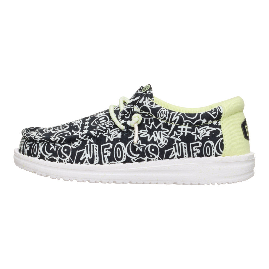 Wally Youth Space Glow – Black/White