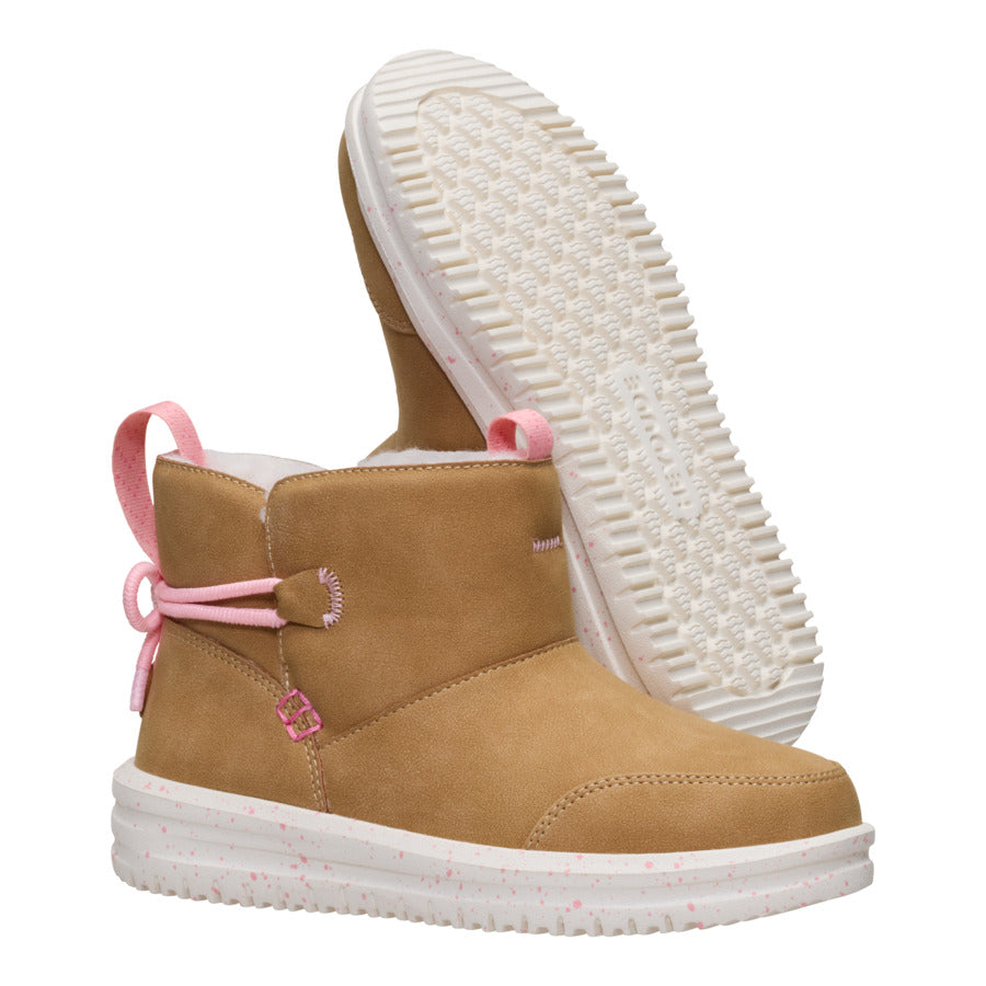 Camden Bow Boot Youth Cozy – Chestnut - Image 3