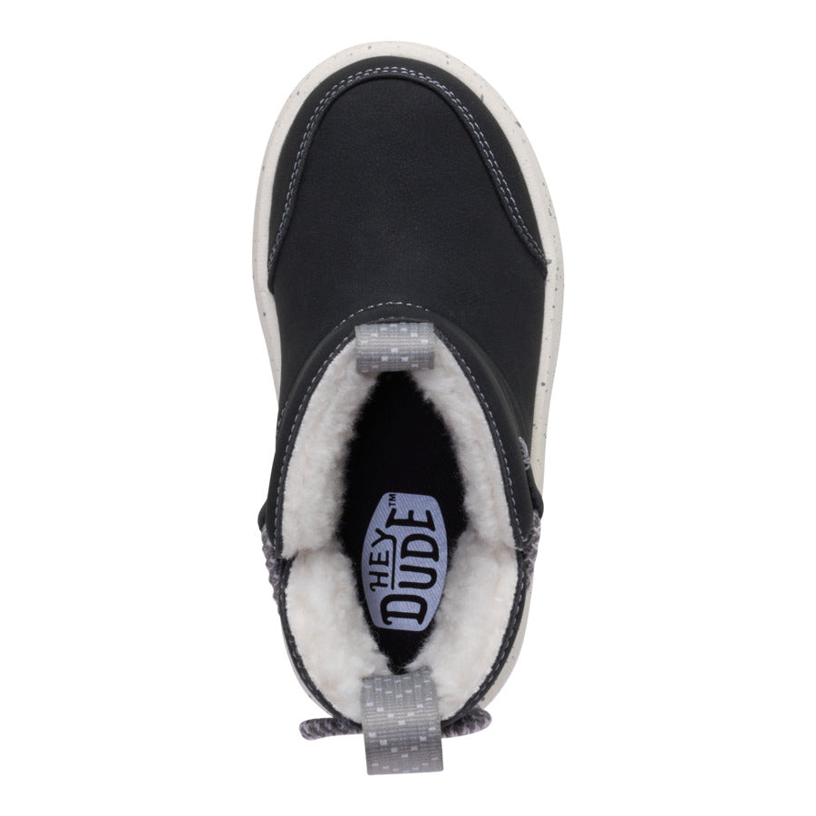 Camden Bow Boot Toddler Cozy – Black - Image 6