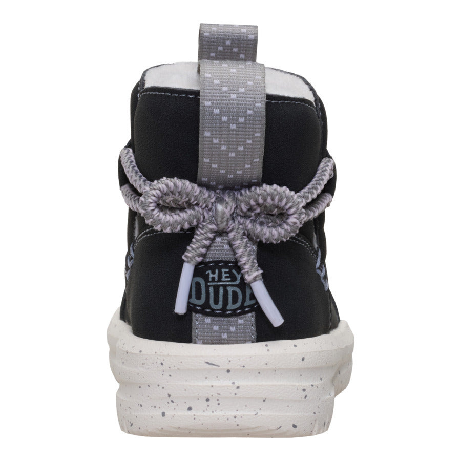 Camden Bow Boot Toddler Cozy – Black - Image 2