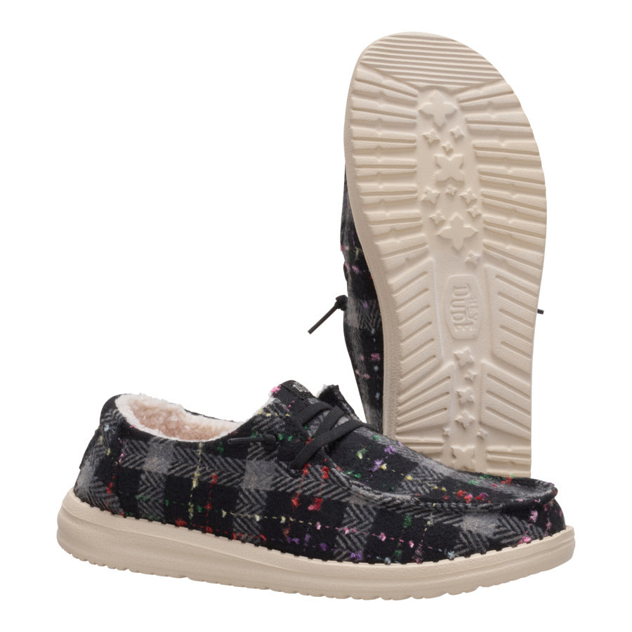 Wendy Confetti Plaid Cozy – Black/Multi - Image 3