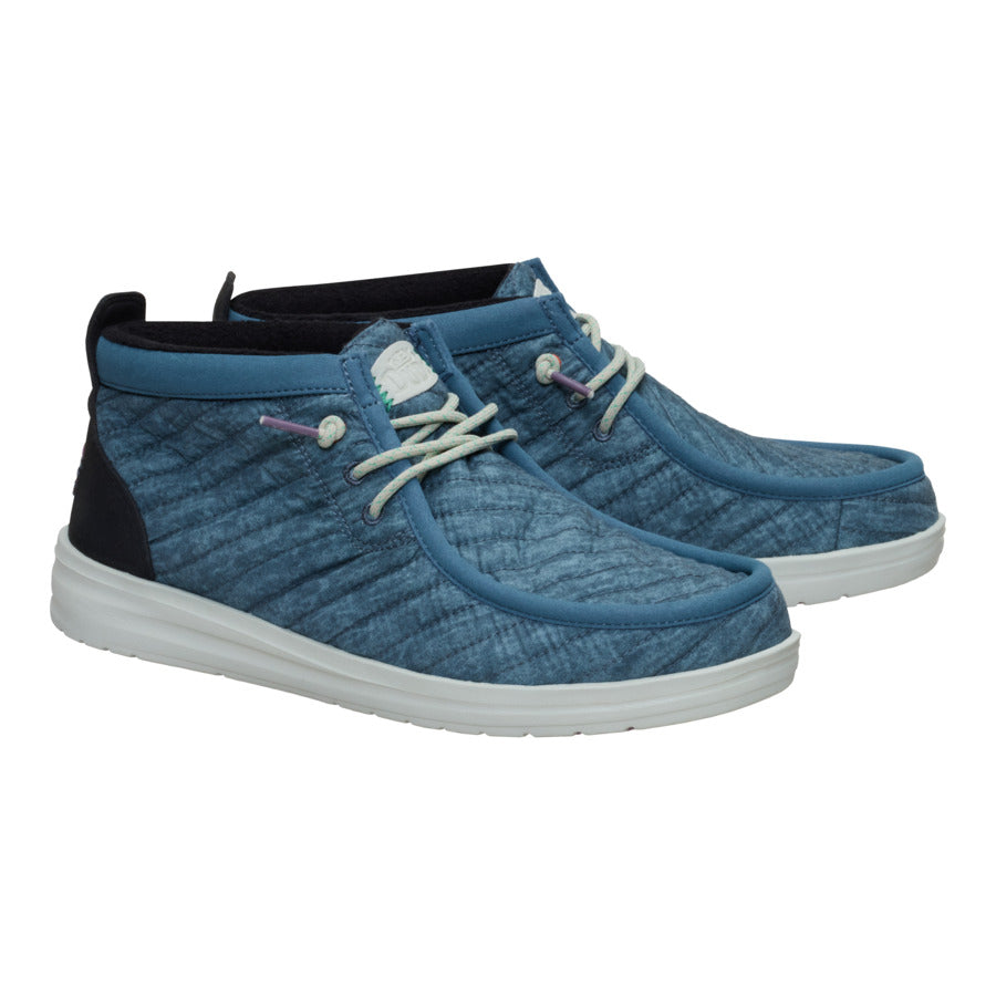 Wally Mid Gripr Washed Quilt – Stormy Blue/Multi - Image 2