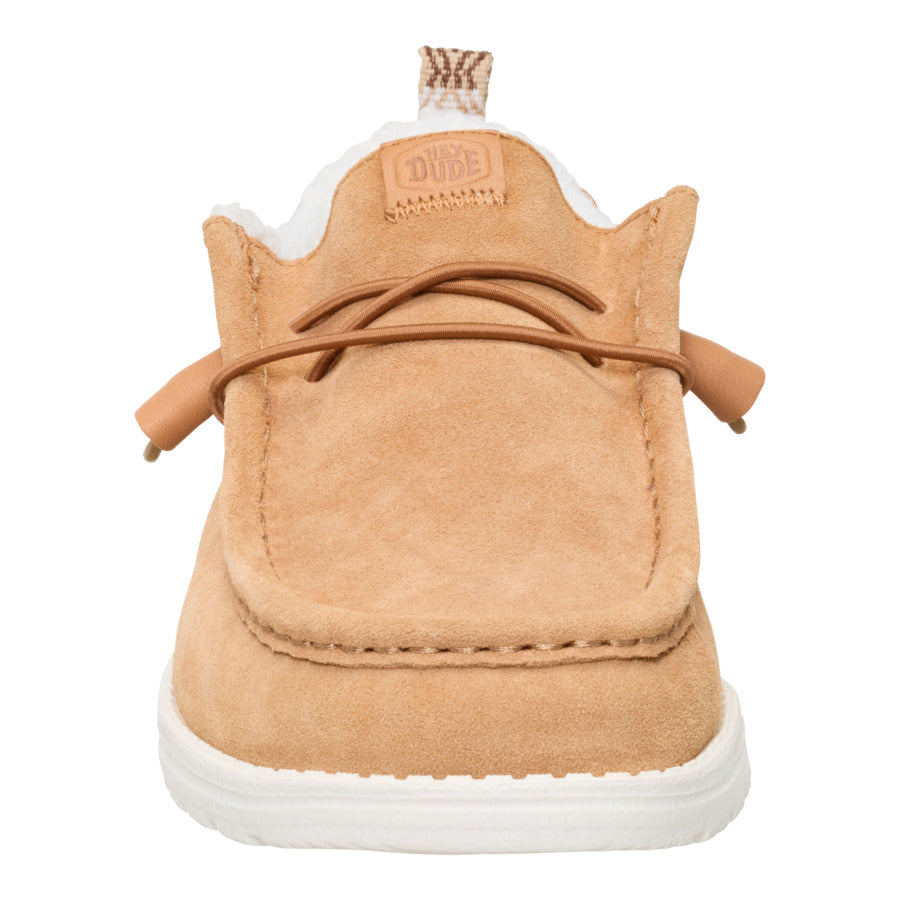 Wally Suede Shearling – Lion Orange/Multi - Image 4