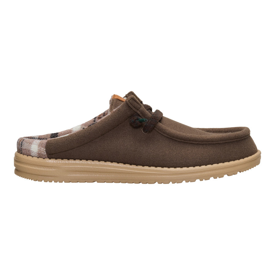 Wally Slip Cozy Plaid – Major Brown/Multi - Image 8