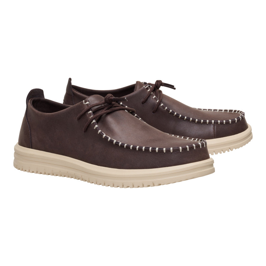 Wally NXT Moc Leather – Mole Brown/Wood Ash - Image 2