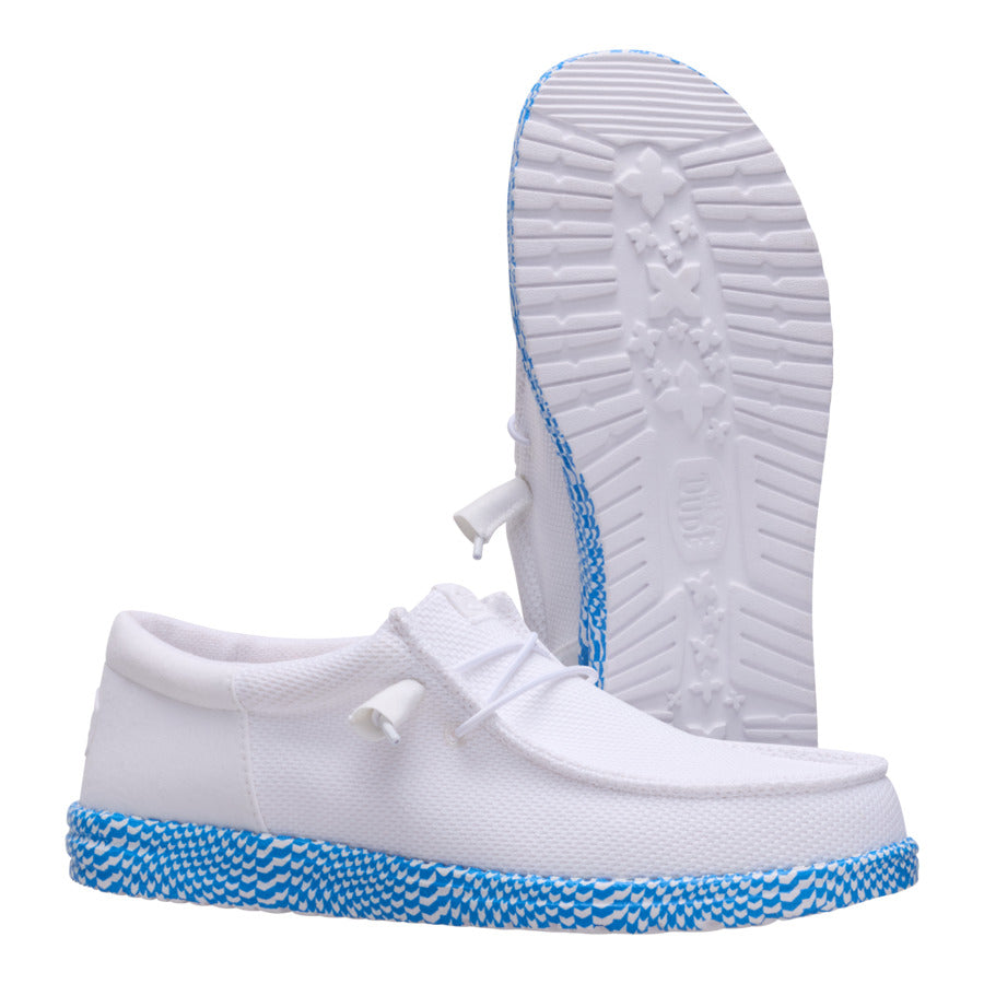 Wally Funk Warped Geo – White/Brilliant Blue - Image 3