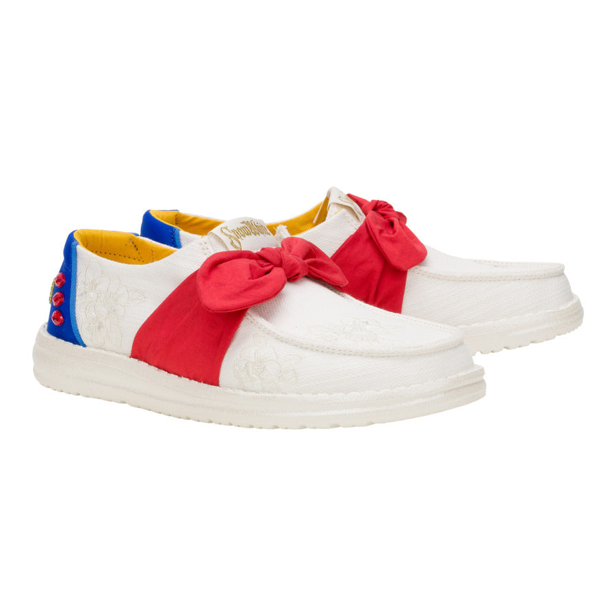 Wendy Bow Snow White – White/Blue/Red - Image 2