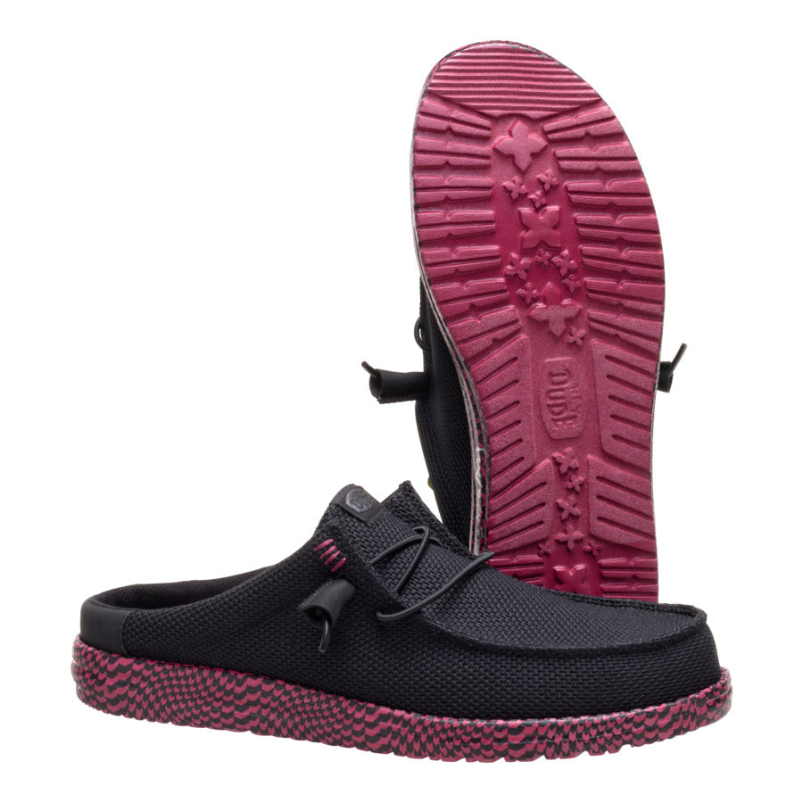 Wally Slip Warped Geo – Black/Fig Purple - Image 3