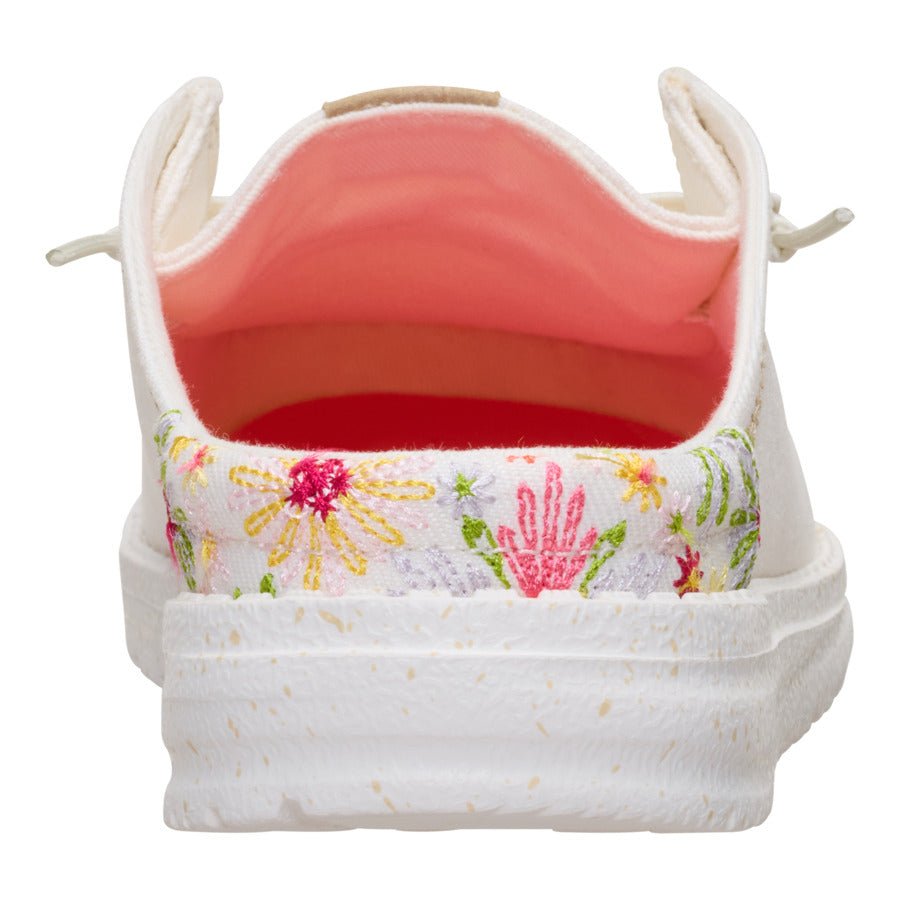 Wendy Slip Embroidered Floral – Off White - Image 5