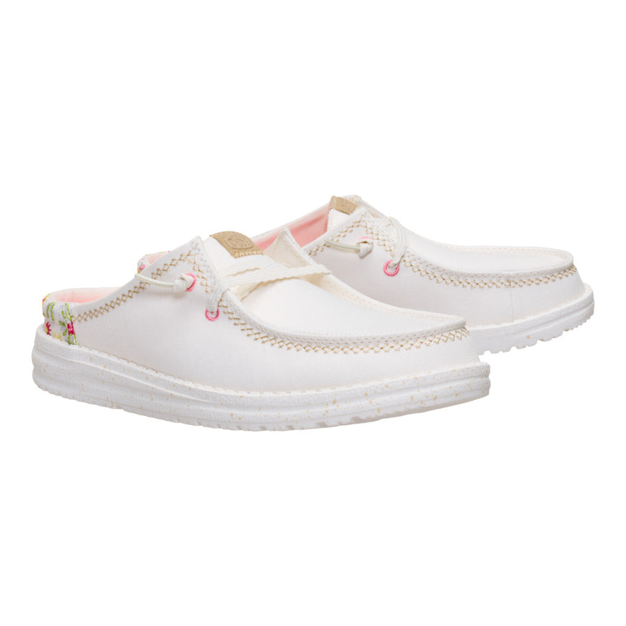 Wendy Slip Embroidered Floral – Off White - Image 2