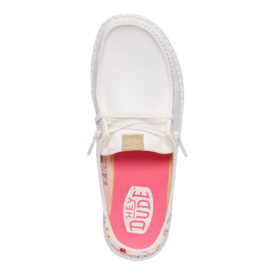 Wendy Slip Embroidered Floral – Off White - Image 6