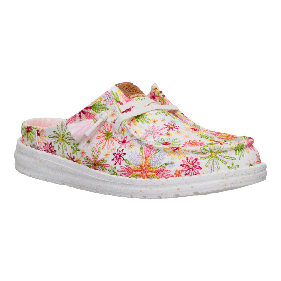 Wendy Slip Embroidered Floral – White/Multi - Image 7
