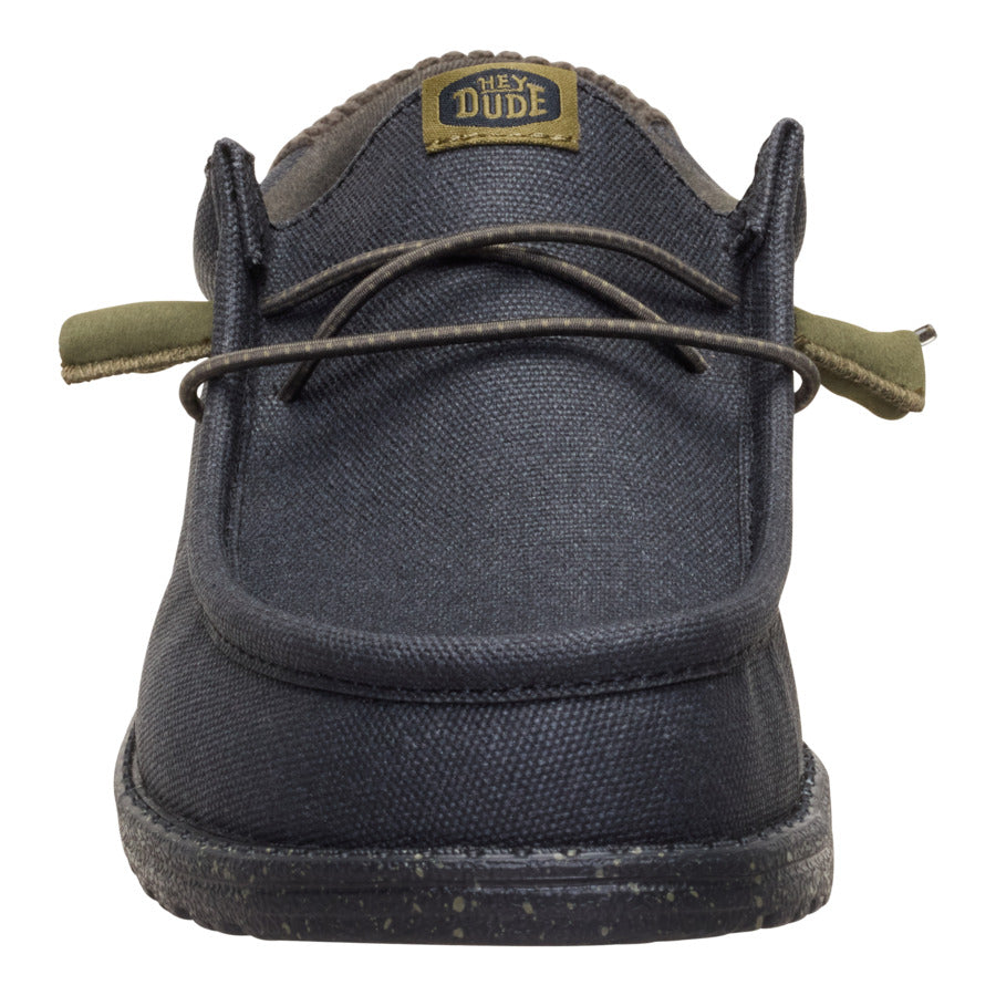 Wally Waxed Casual – Black/Black - Image 4