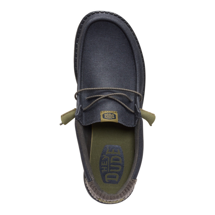 Wally Waxed Casual – Black/Black - Image 6