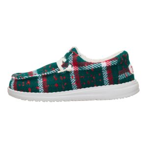Wally Youth Confetti Plaid Cozy – Red/Green/Multi
