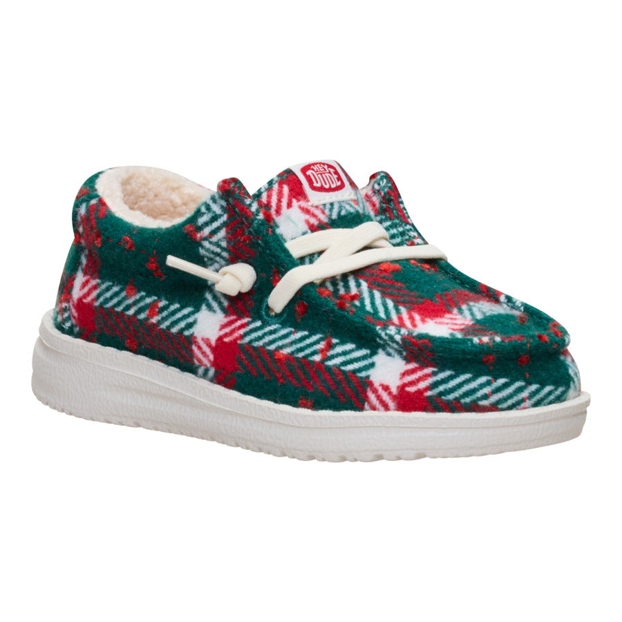 Wally Toddler Confetti Plaid Cozy – Red/Green/Multi - Image 7