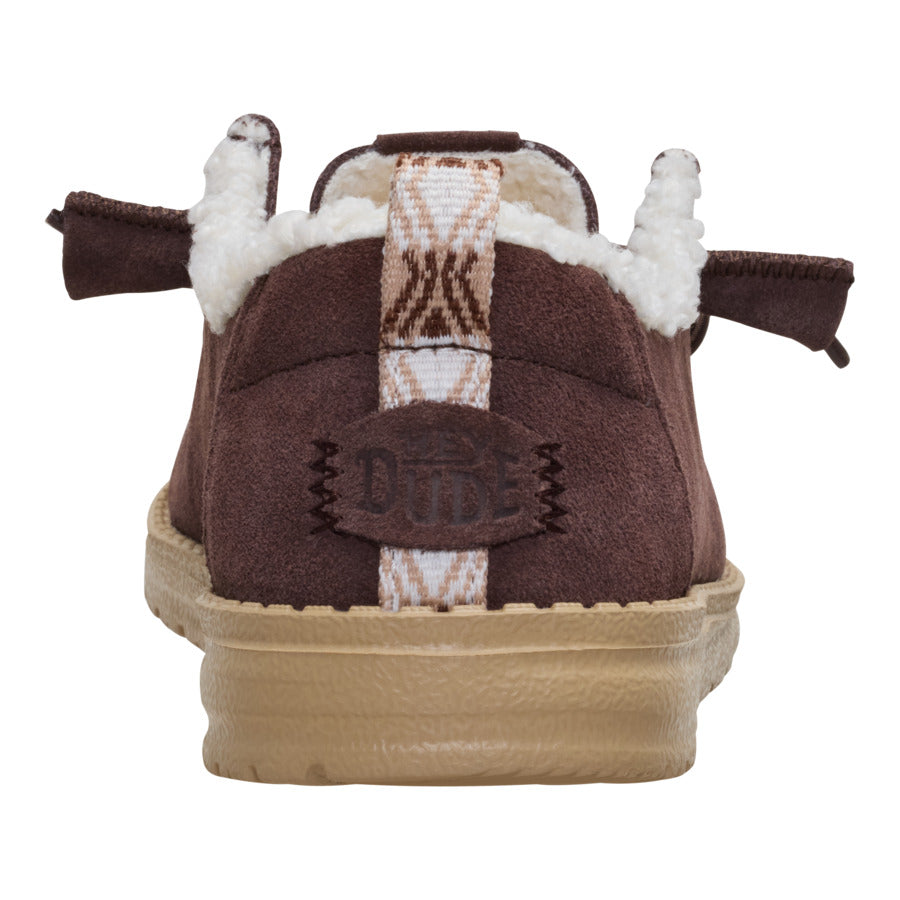 Wendy Suede Shearling – Dark Brown - Image 5