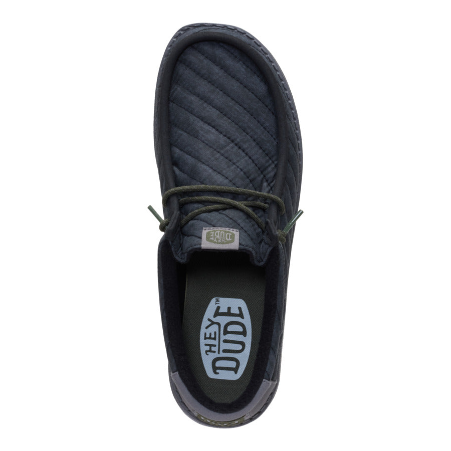 Wally Washed Quilt – Black/Grey - Image 6