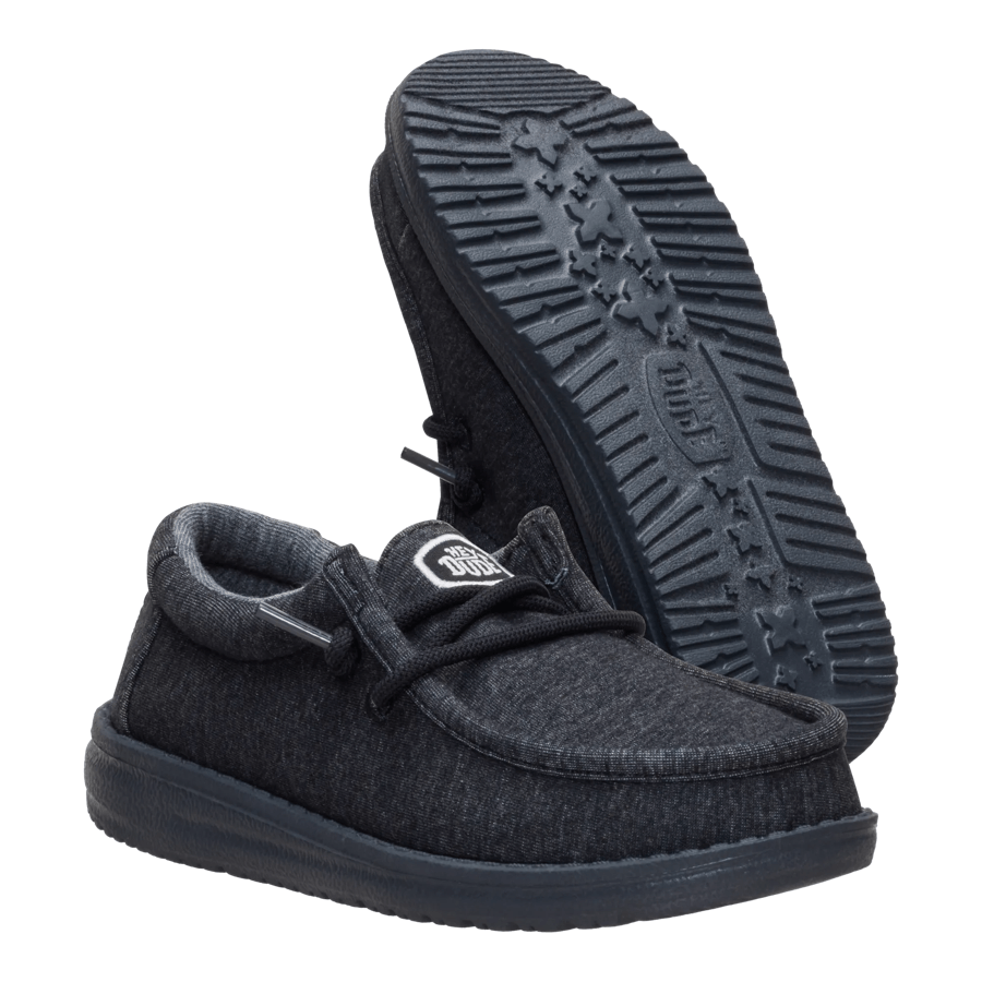 Wally Youth Stretch Jersey – Black - Image 3