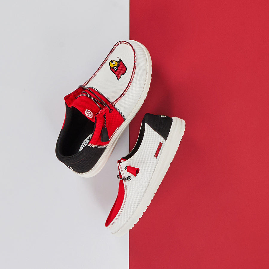 Men's Wally Tri Louisville Cardinals – Louisville Red/Black - Image 2