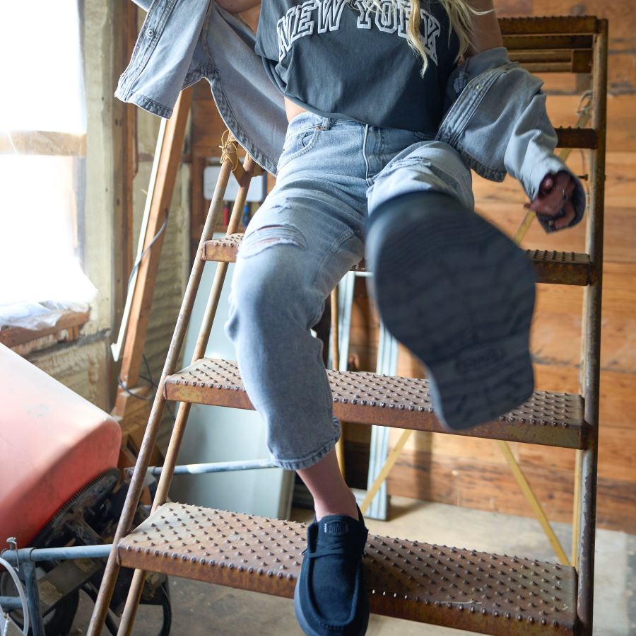 Wendy Comf Suede – Black - Image 2