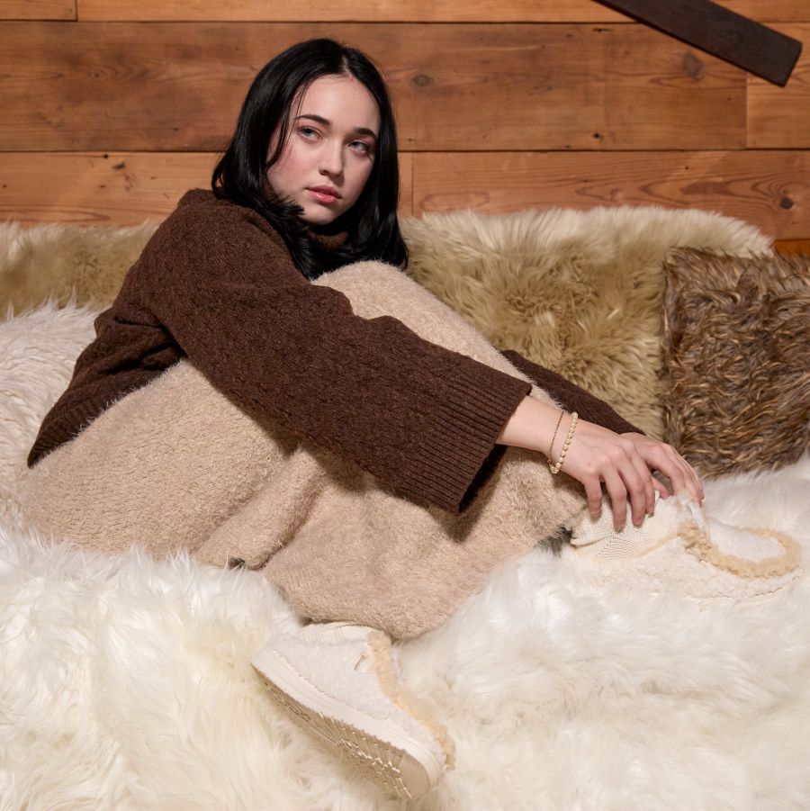 Wendy Slipper – Egret/Wood Ash - Image 2