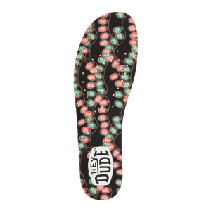 Holiday Lights Insoles – Black/Multi