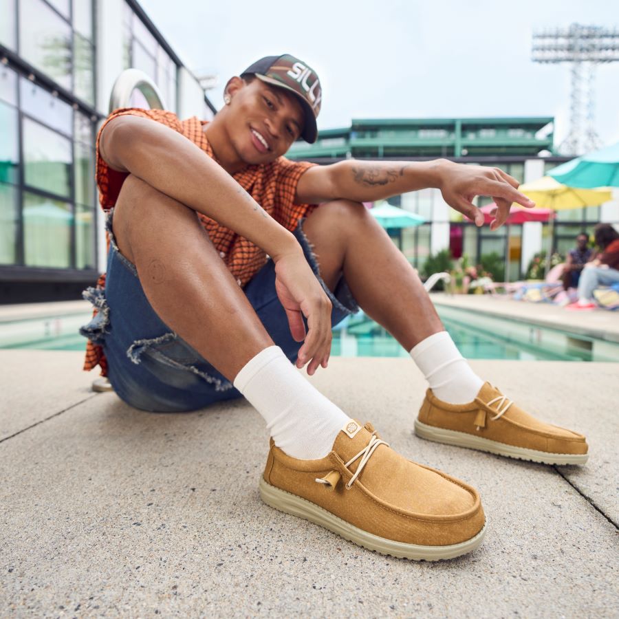 Wally Stretch Canvas – Cumin Brown/Stone Grey - Image 2